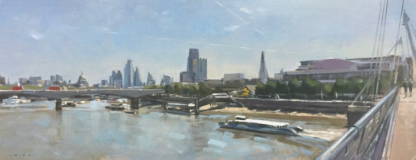 The Southbank from Hungerford Bridge