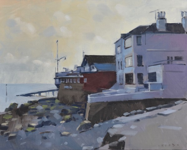 Seaview yacht club, first light by Andrew Hird