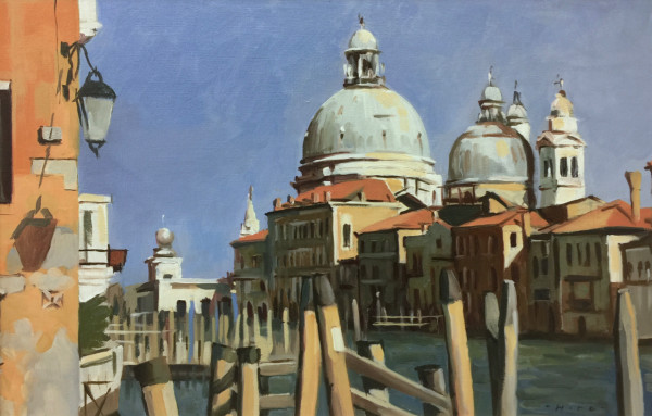 Santa Maria della Salute from the Grand Canal by Andrew Hird