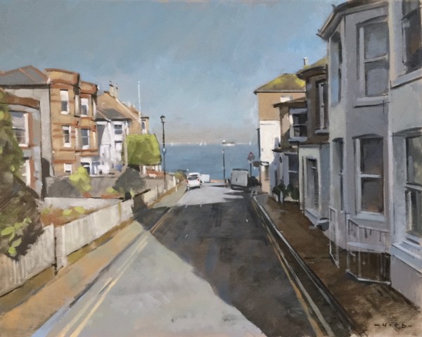 Bright morning, Seaview High Street by Andrew Hird