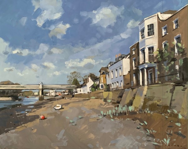 Strand on the Green, low tide by Andrew Hird