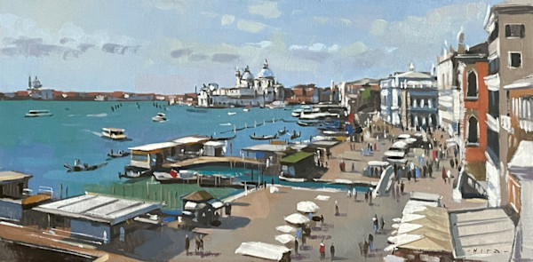 Riva degli Schiavoni, Venice by Andrew Hird ARSMA