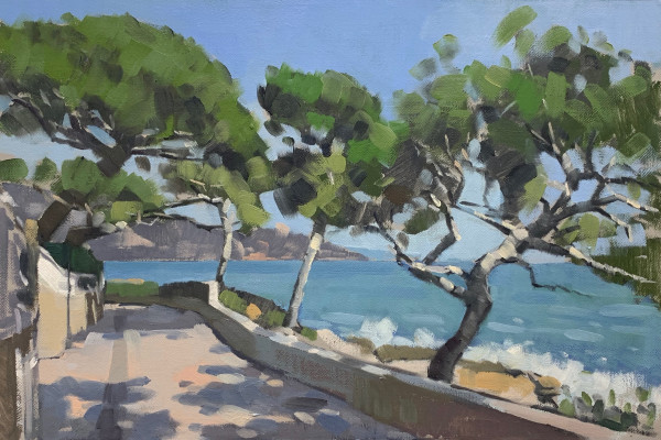 Promenade Maurice Rouvier, Cap Ferrat by Andrew Hird