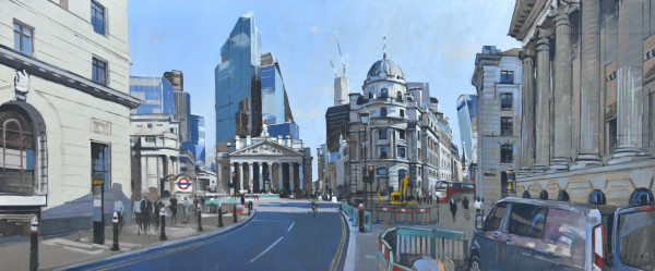 Summer days, City of London by Andrew Hird
