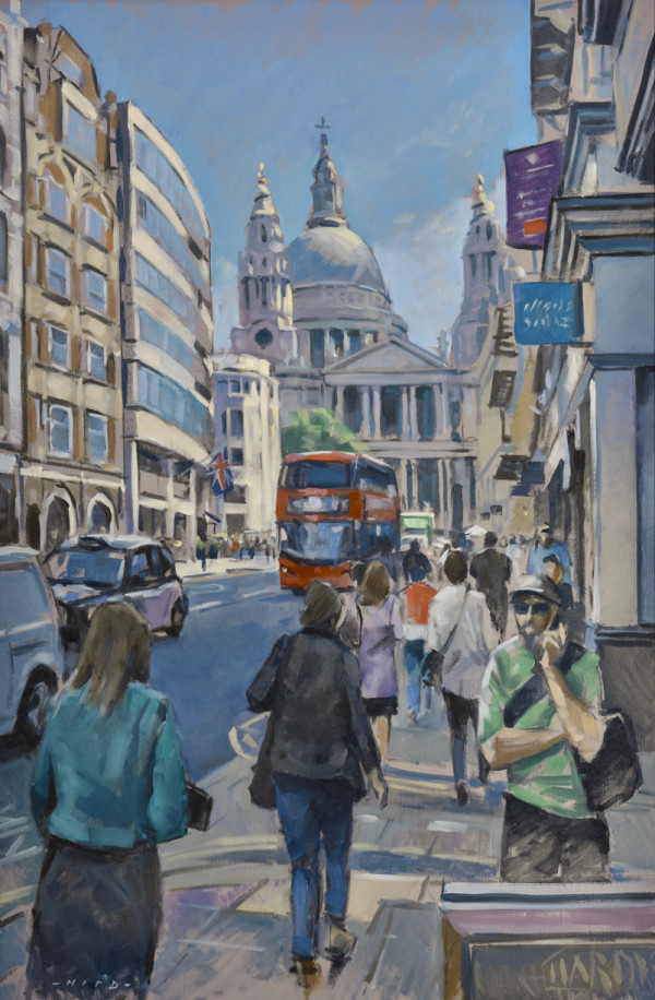 St Paul's from Ludgate Hill by Andrew Hird ARSMA