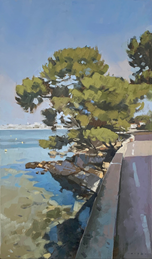 Coastal pines, Cap d'Antibes by Andrew Hird