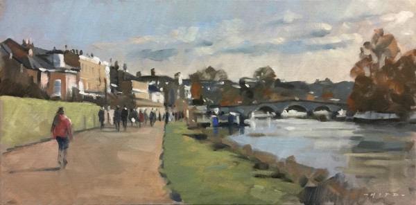 Richmond riverside, January by Andrew Hird