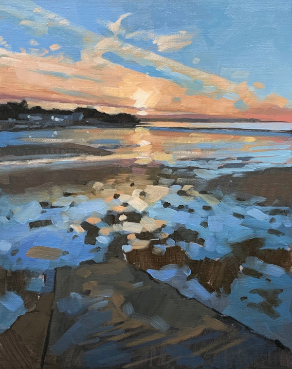 Towards Osborne Bay, sunset by Andrew Hird