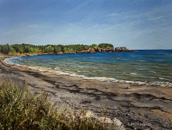 After the Storm, Split Rock by Helen Shideler