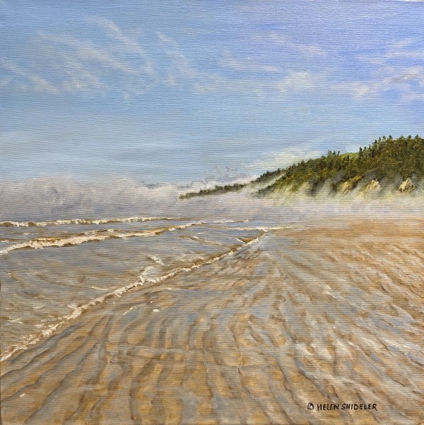 Receding Tide, Long Beach by Helen Shideler