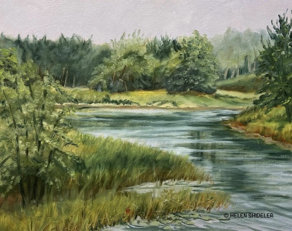Hammond River Late August by Helen Shideler