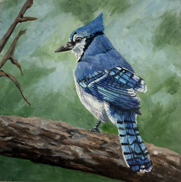 Regal in Blue by Helen Shideler