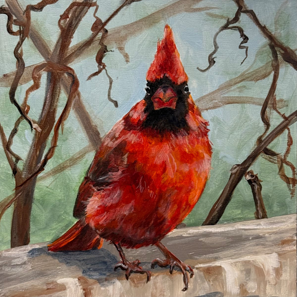 Regal in Red by Helen Shideler