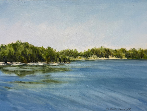 Mid August at the Lake by Helen Shideler