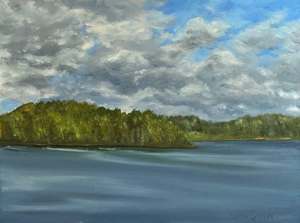 Approaching Rain - Lac Cameron, PQ by Helen Shideler
