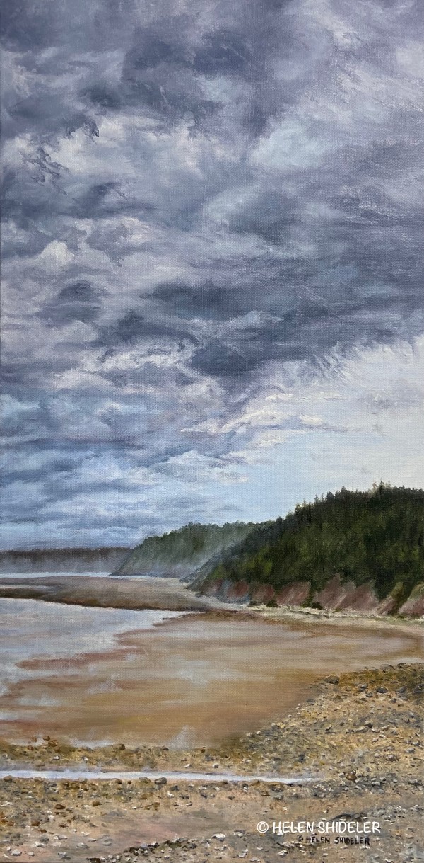 Drama in the Sky, Fundy Trail Parkway by Helen Shideler