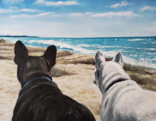 Beach Pups by J. Scott Ament