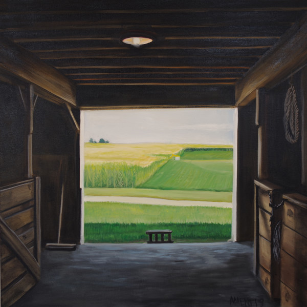 Barn Interior by J. Scott Ament