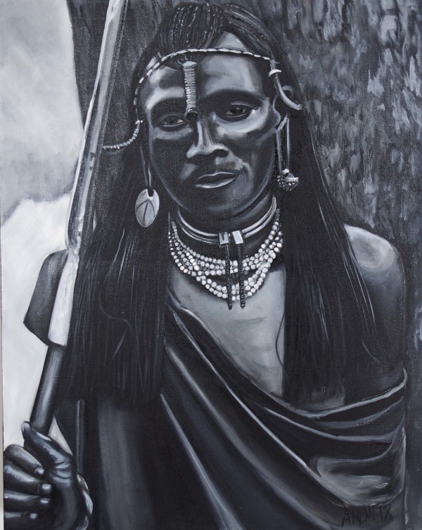 Massai Warrior by J. Scott Ament