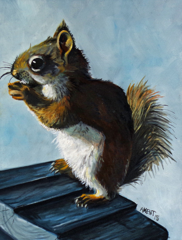 Red Squirrel by J. Scott Ament