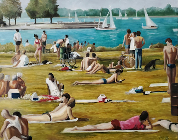 Sunday on the Belmont Rocks by J. Scott Ament