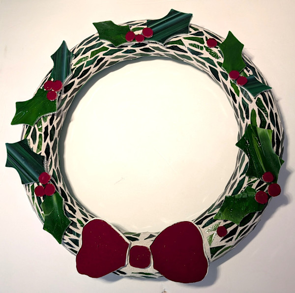 Holiday Wreath by Andrea L Edmundson