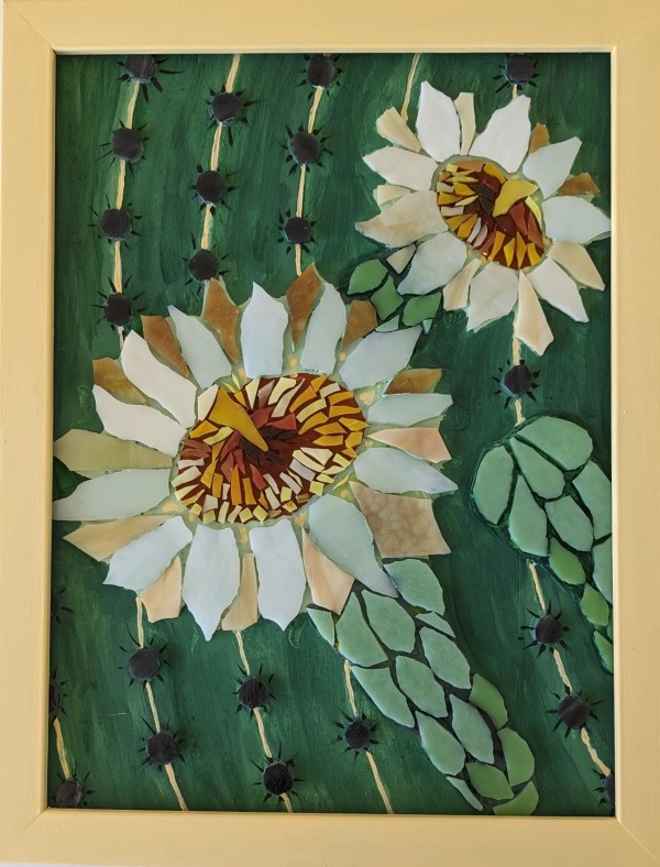 Saguaro Blossoms by Andrea L Edmundson