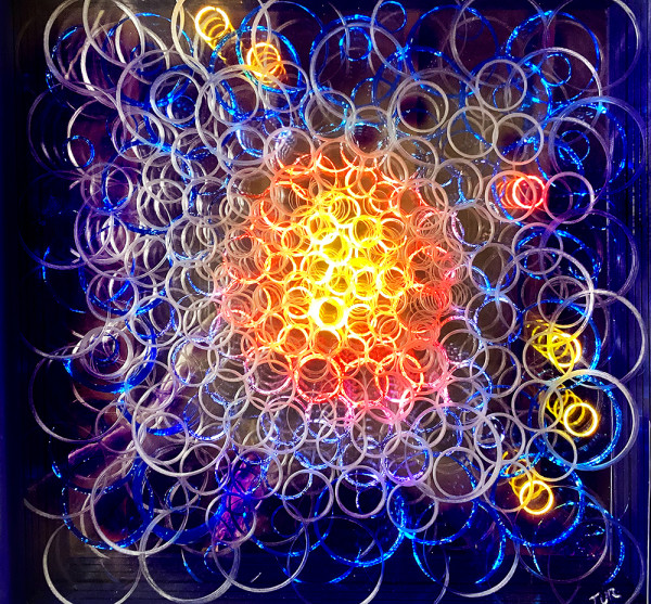 LED circle layers by Stefan Tur