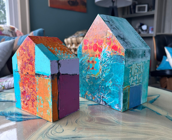 A dress I remember wearing & Circles and Grids by Mara Manning