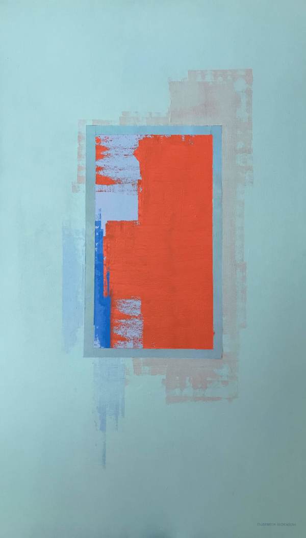 turquoise+red by Elizabeth Stockton, Image 1.
