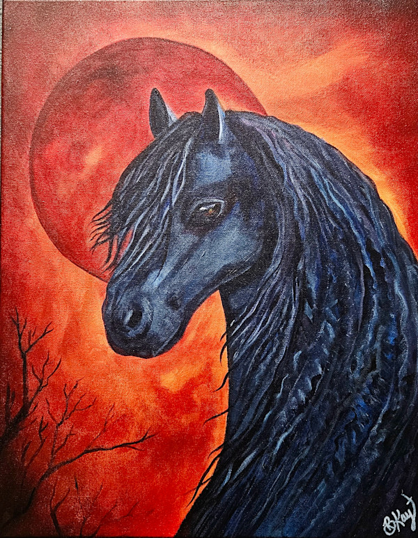 Black Horse* by BrendaKay Deyo, Image 1.