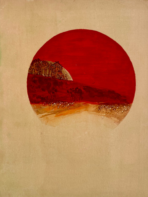 Raudona saulė | Vermilion Sun by Ina Loreta Savickienė, Image 1.