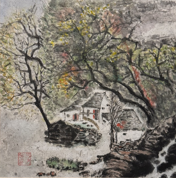 Medžių paunksmėje | In the Shade of the Trees by Ina Loreta Savickienė, Image 1.