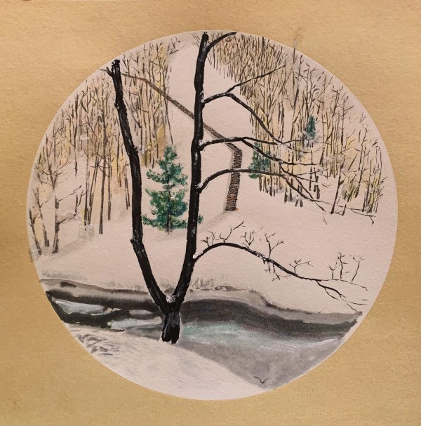 Žiemos apmąstymai / Winter reflections by Ina Loreta Savickiene