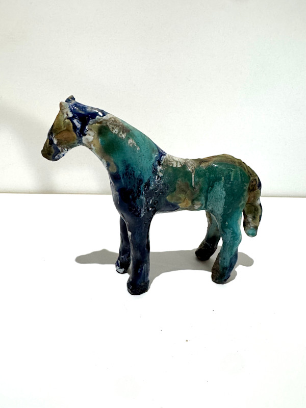 Turquoise Mane mini-horse by Brandon Reese