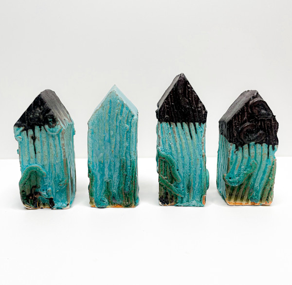 Turquoise Houses by Brandon Reese