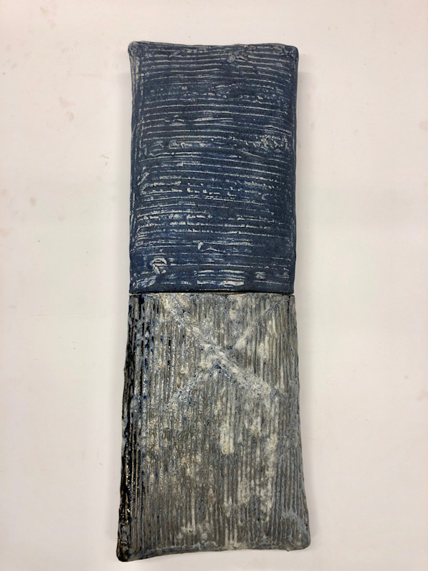 Pillow - Weathered Blue by Brandon Reese