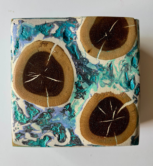 Three Branch Mini-Painting by Brandon Reese