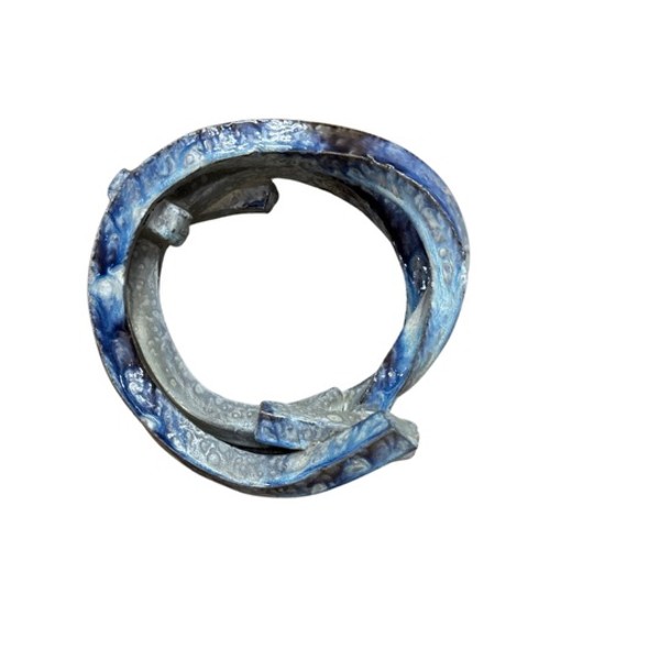 Denim Hoop by Brandon Reese