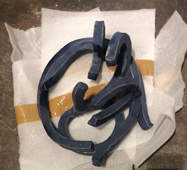 Cobalt Hoop by Brandon Reese