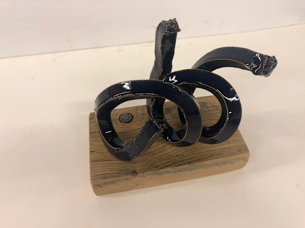 Spiral - deep blue by Brandon Reese