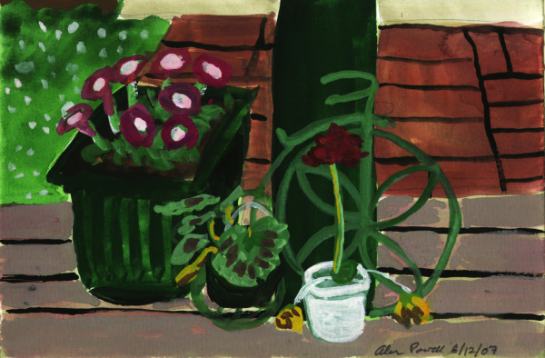 June 12, 2007 Pansies on the Porch by Alan Powell