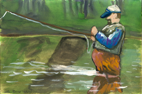 April 25 2007; Fisherman  by Alan Powell