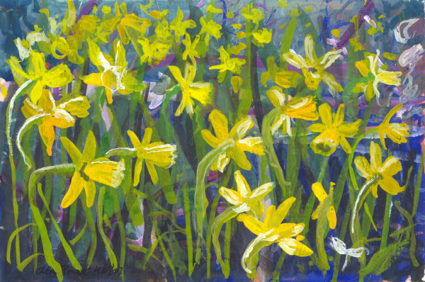 April 5 2007; Daffodils  by Alan Powell