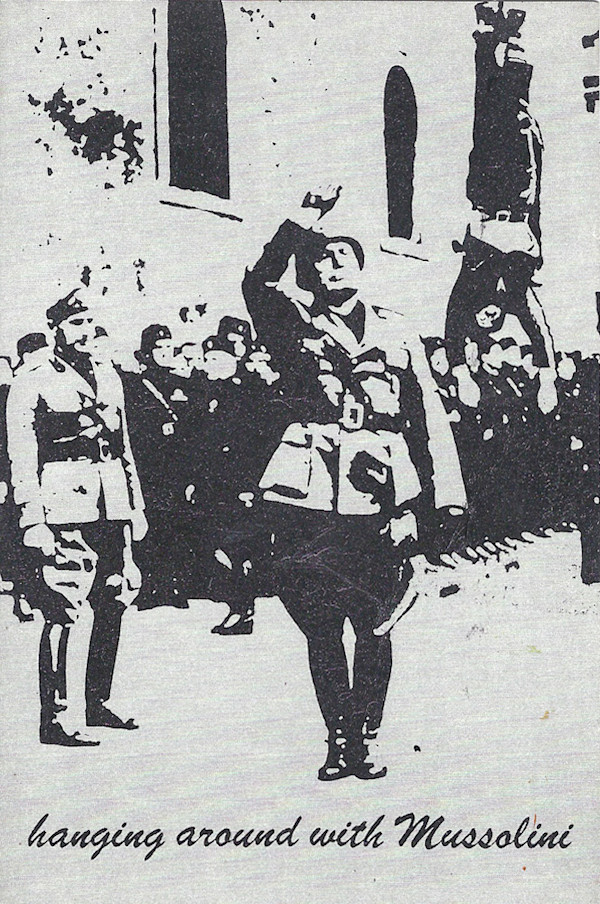 Hanging Around with Mussolini: video Installation by Alan Powell 1978 by Alan Powell, Image 4.