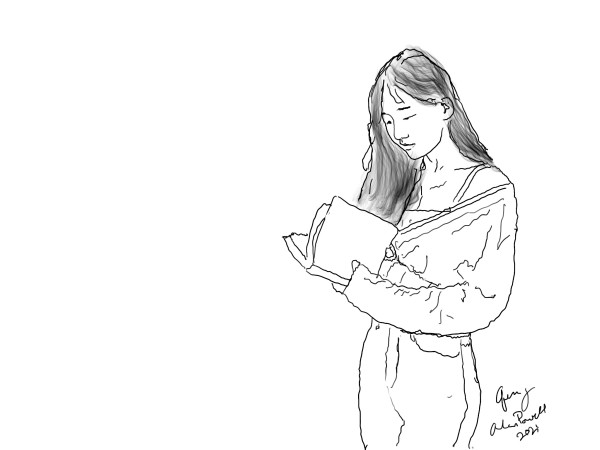 Qing Reading Up On Currency Trading, Image 1.
