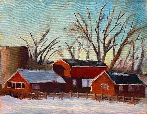 Winter Homestead by Michelle Savas Thompson, Image 1.