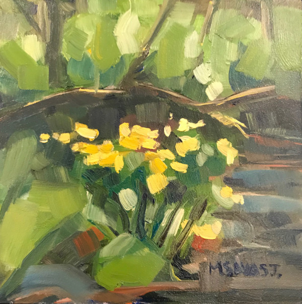 Yellow Flowers by Michelle Savas Thompson