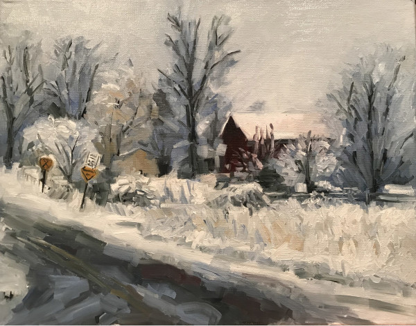 Calm Winter Walk by Michelle Savas Thompson