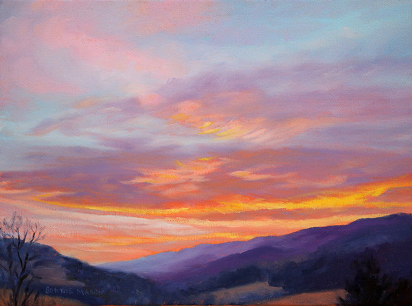 Blue Ridge Sunrise by Bonnie Mason